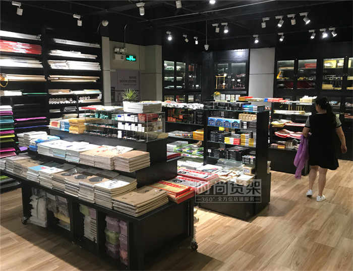 書(shū)店書(shū)架_四面展示架