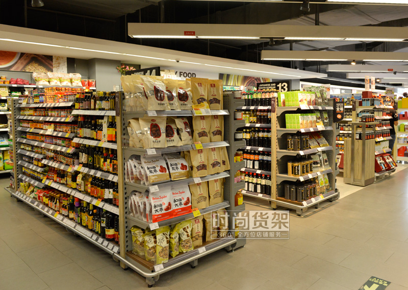 超市貨架_中島貨架